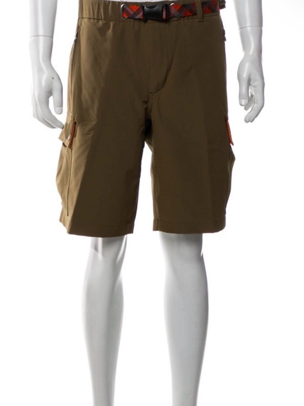 LL Bean x Todd Snyder Men's Cargo Shorts in Olive with Contrast Trim